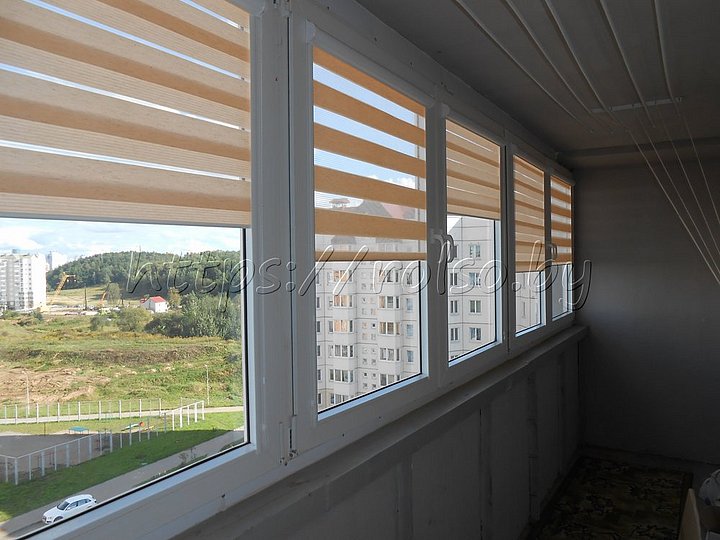 Рулонные шторы день-ночь