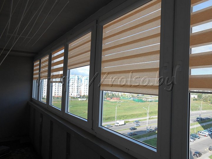 Рулонные шторы на лоджию