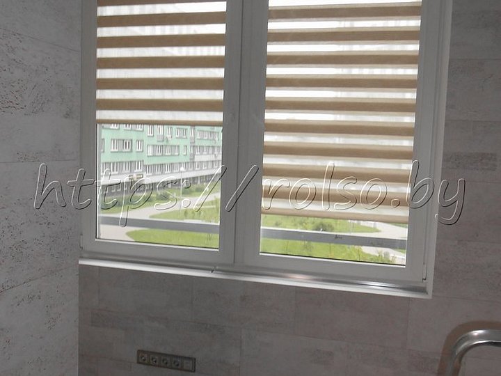 Рулонные шторы день-ночь заказать в Минске